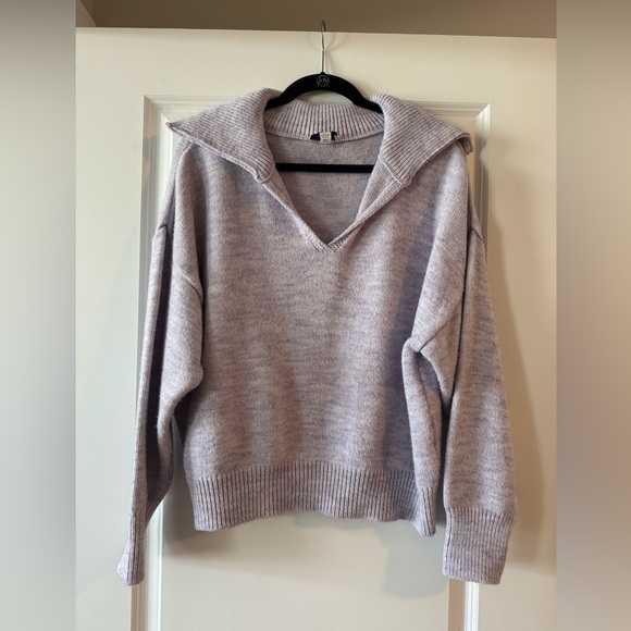 Women's Lavender Sweater - Picture 1 of 3